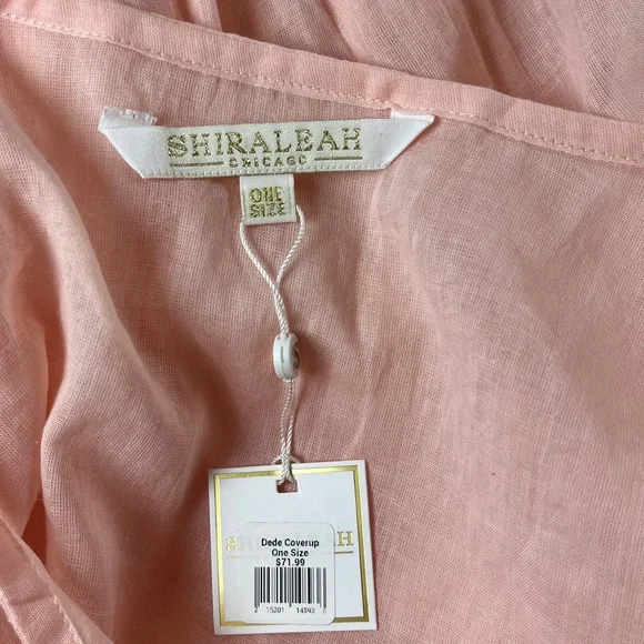 Shiraleah Chicago Dede 100% Cotton Coverup One Size in Pink - Picture 14 of 14